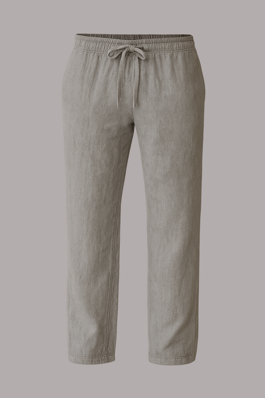 Karl - Pantaloni Eleganți Din In