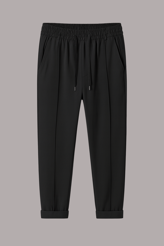 Florin – Pantaloni Subțiri Casual cu Talie Elastică