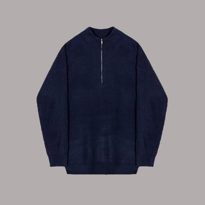 Dragan - Pulover cu fermoar la jumătate