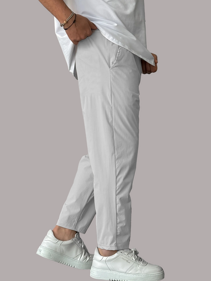 Dorin – Pantaloni Eleganți Conici cu Șnur