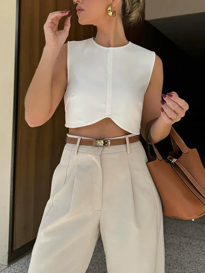 Adelina - Pantaloni scurți Old Money rafinați.