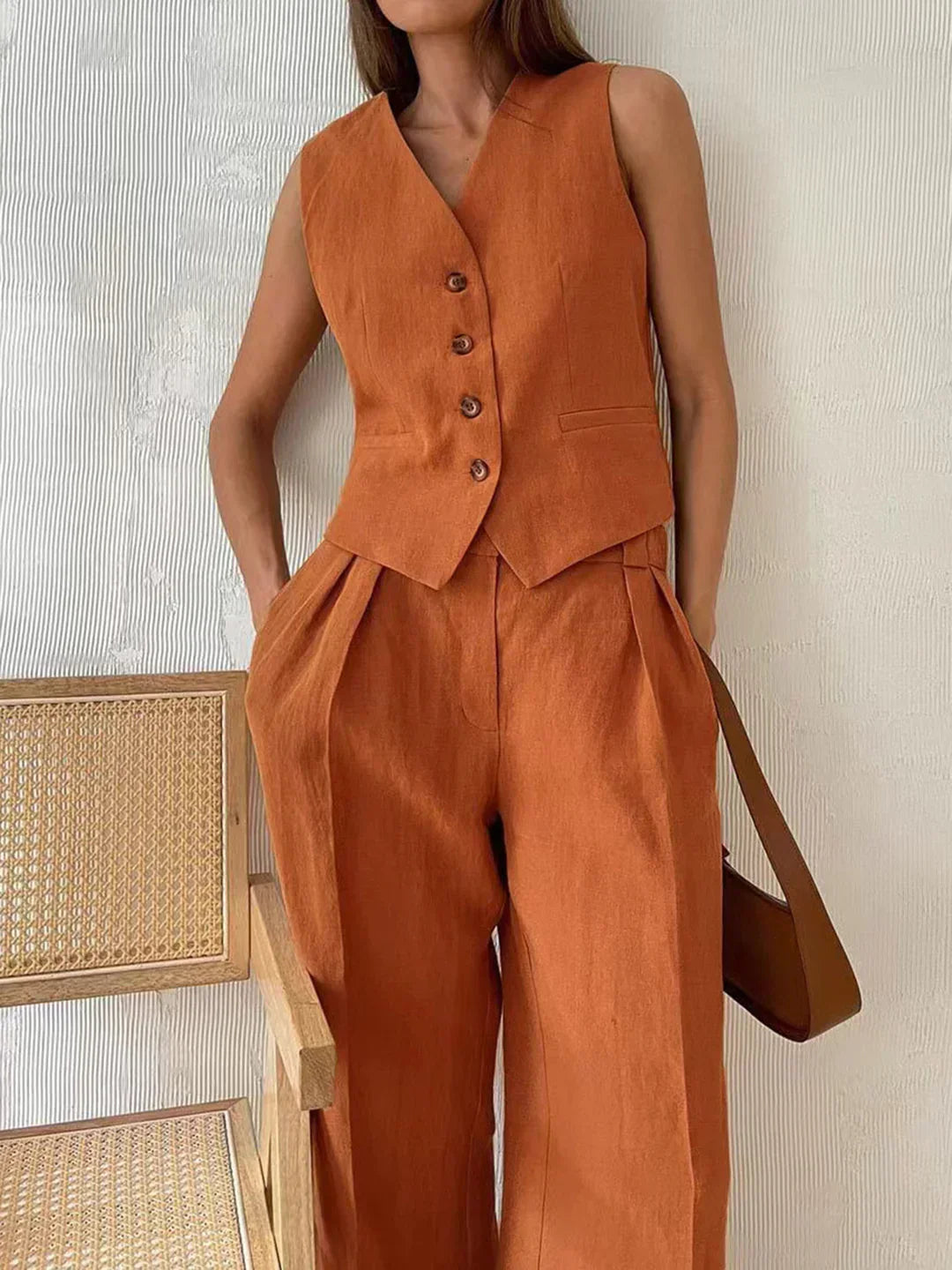 Antonia - Set de pantaloni cu eleganță atemporală