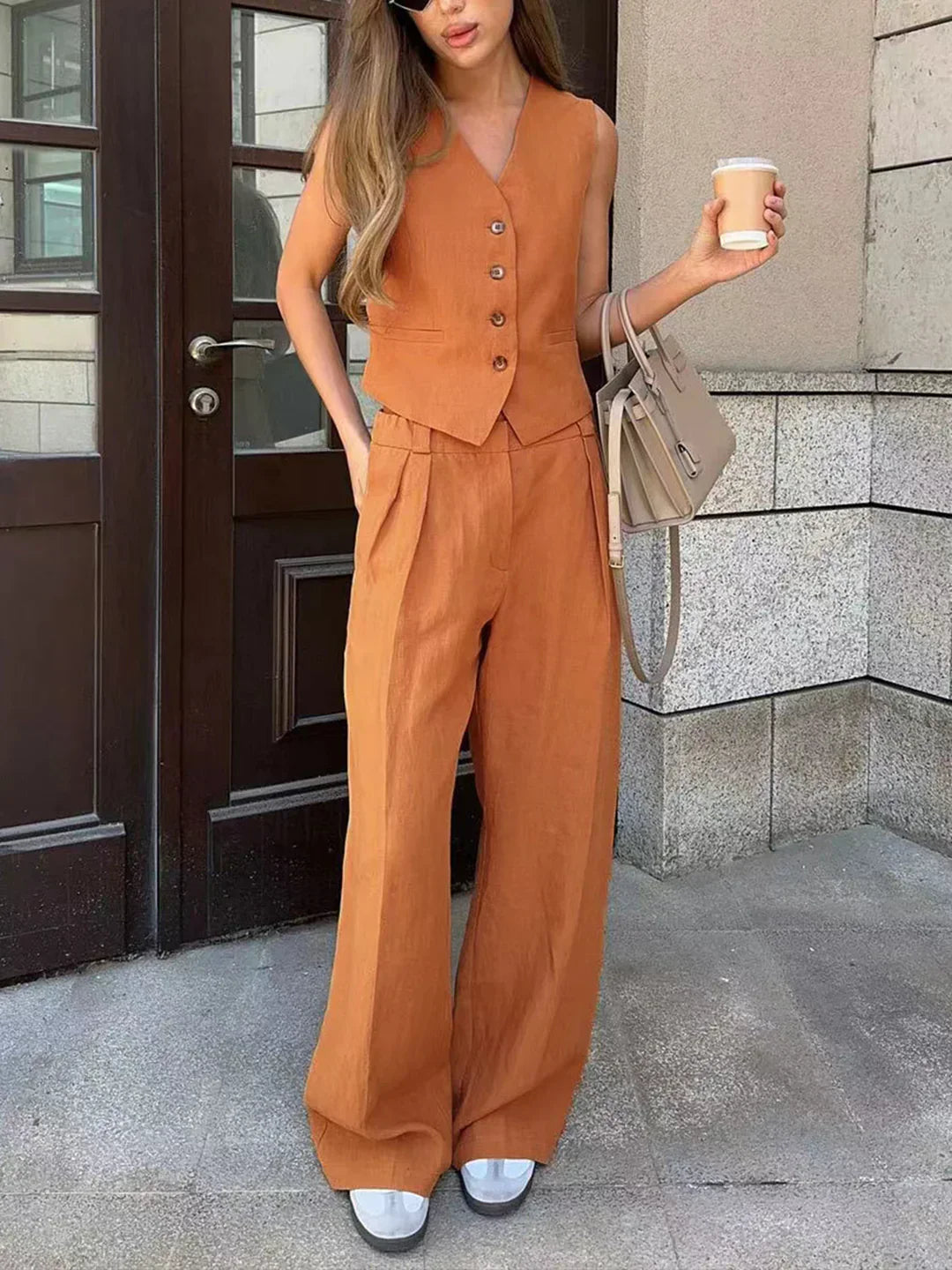 Antonia - Set de pantaloni cu eleganță atemporală