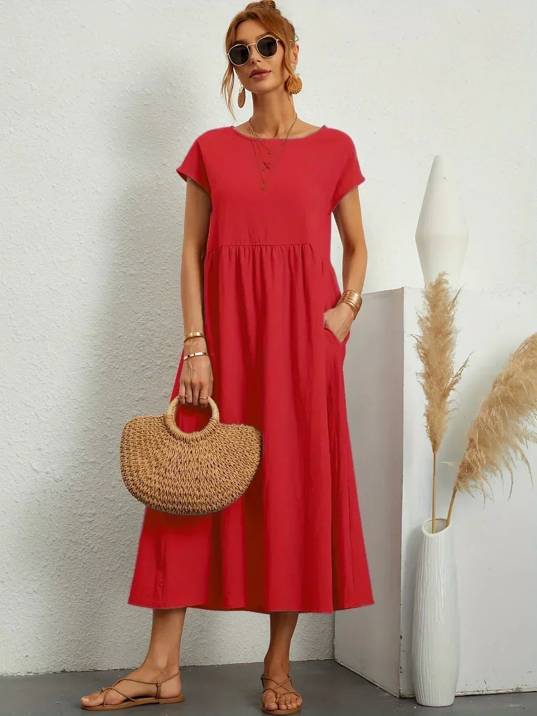 Cynthia - Rochie Midi Cazual