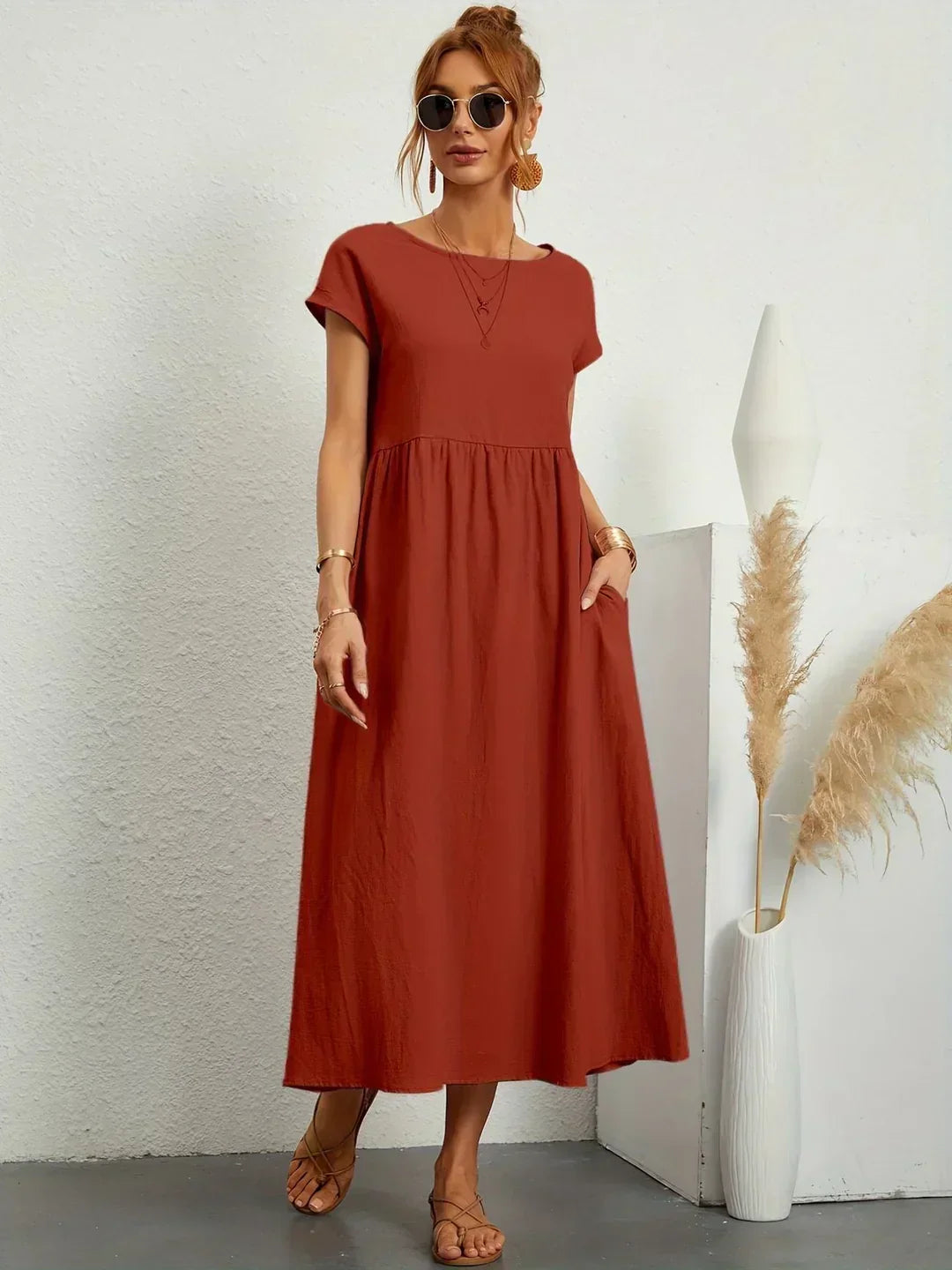 Cynthia - Rochie Midi Cazual