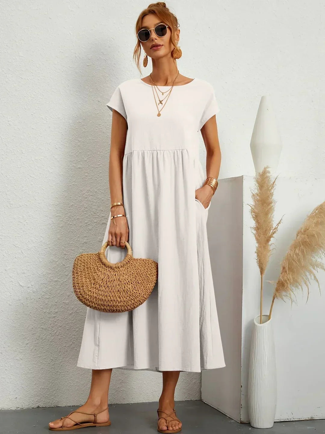 Cynthia - Rochie Midi Cazual