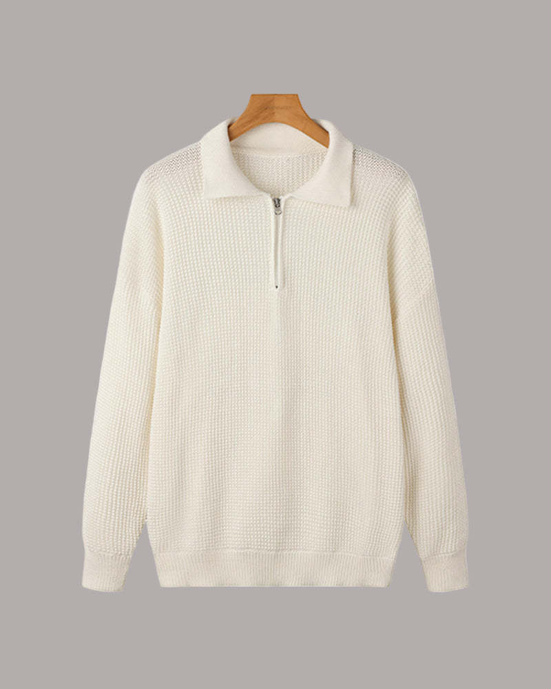 Ján - Pulover cu fermoar pentru bărbați