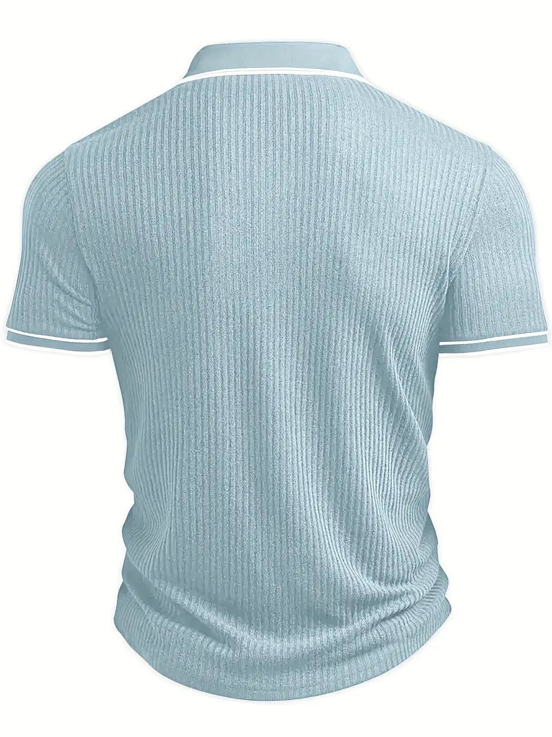 Valentin – Tricou Polo Elegant cu Mâneci Scurte