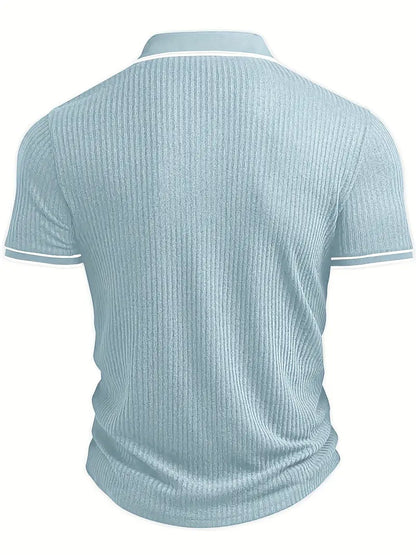 Valentin – Tricou Polo Elegant cu Mâneci Scurte
