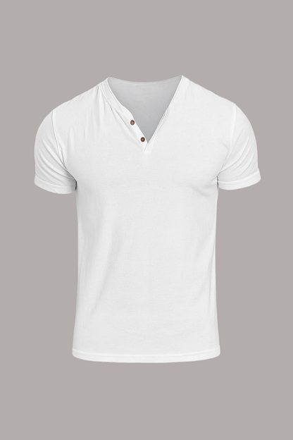 Ciprian – Tricou Tricotat cu Nasturi