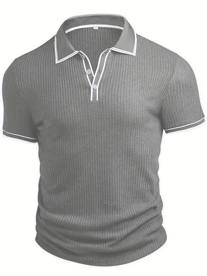 Valentin – Tricou Polo Elegant cu Mâneci Scurte