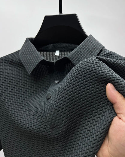Peter - Tricou polo cu Mâneci Scurte și Material Elastic