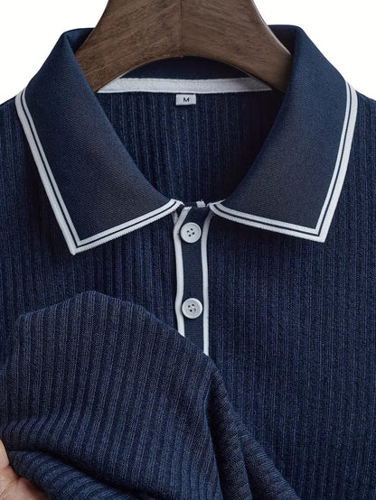 Valentin – Tricou Polo Elegant cu Mâneci Scurte
