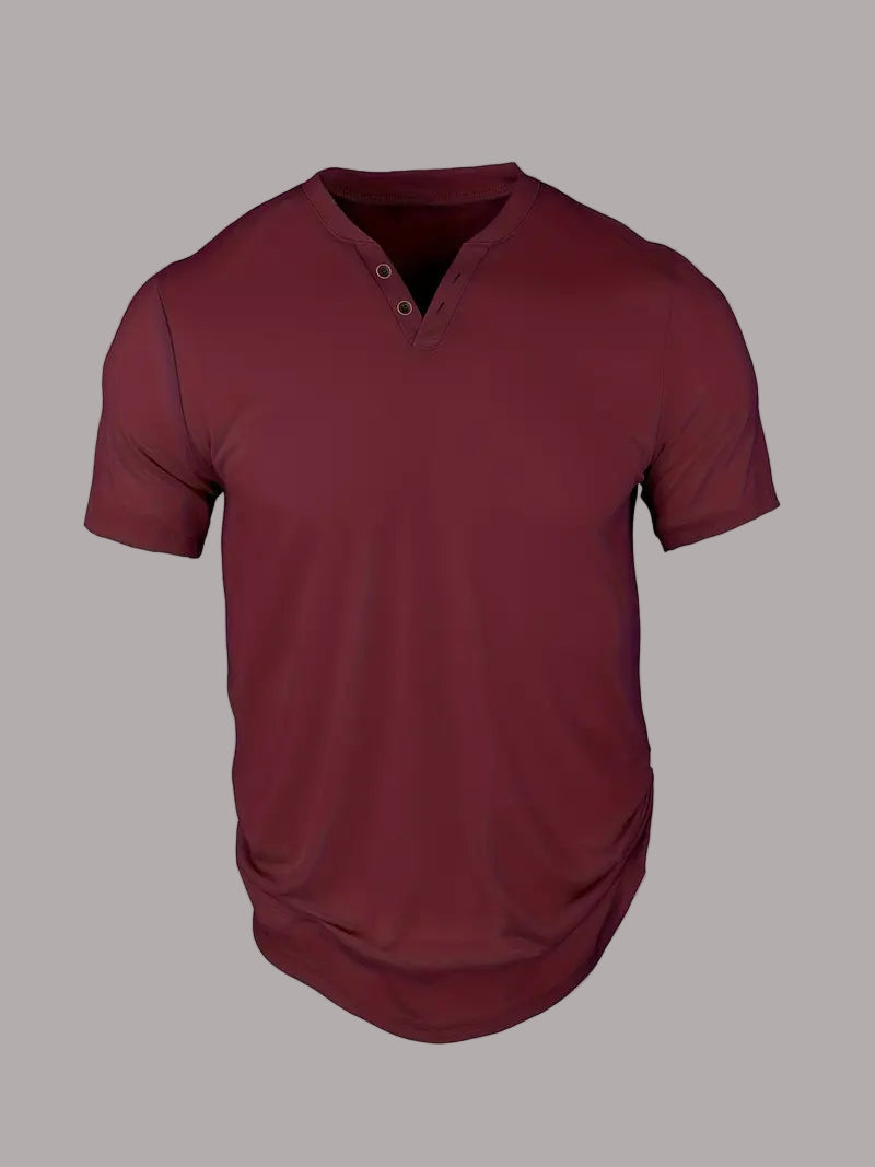 Ciprian – Tricou Tricotat cu Nasturi