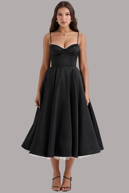 Tina - Rochie Midi Din Tul La Modă