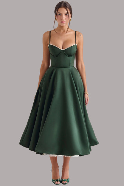 Tina - Rochie Midi Din Tul La Modă