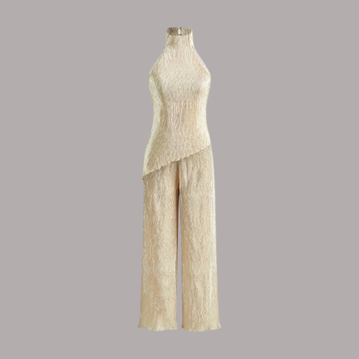 Marilena - Set elegant plissé asimetric