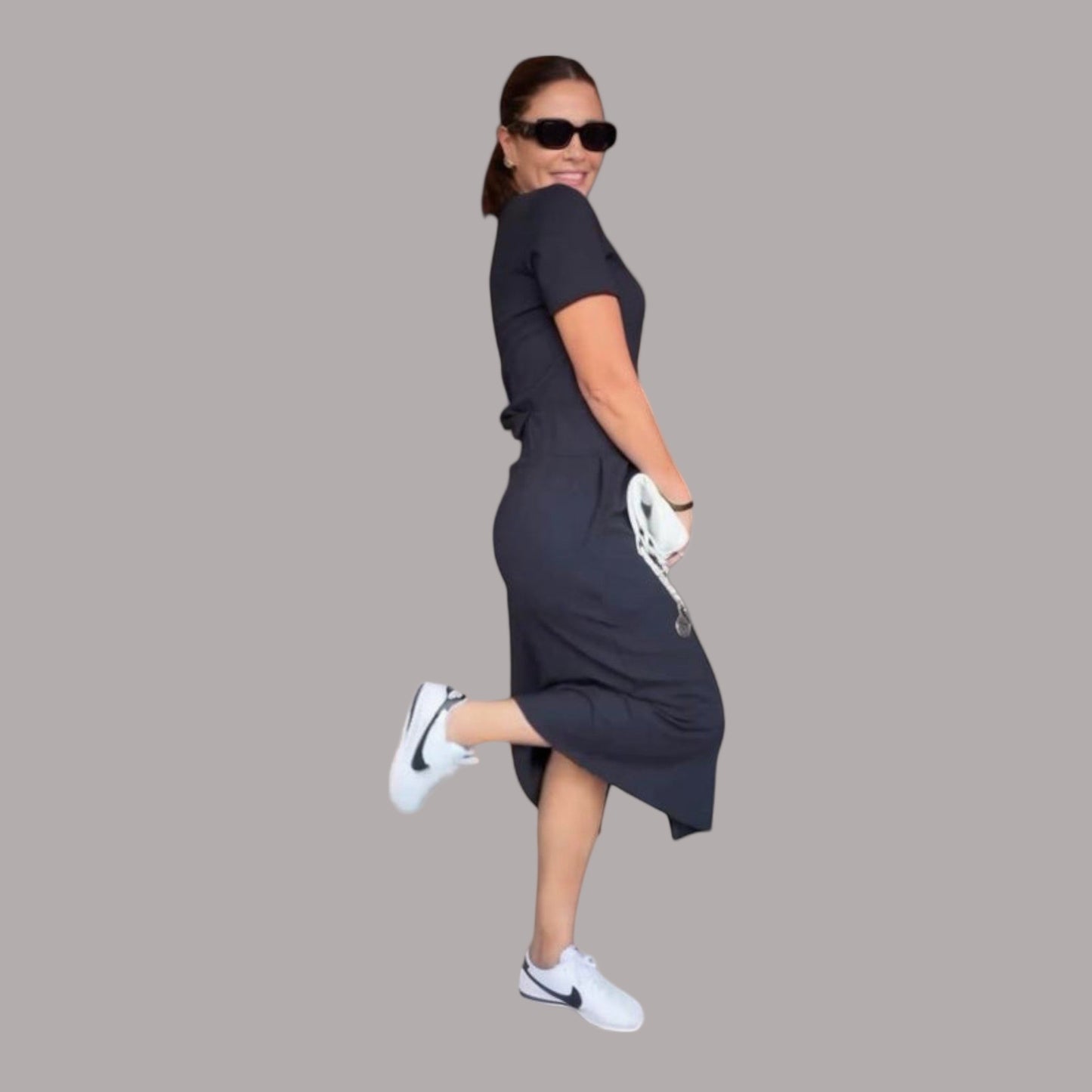 Crina - Top elegant cu decolteu în V și fustă Danielle