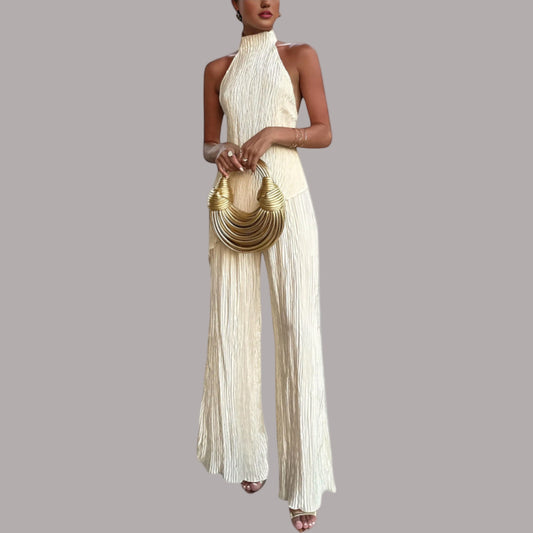 Marilena - Set elegant plissé asimetric